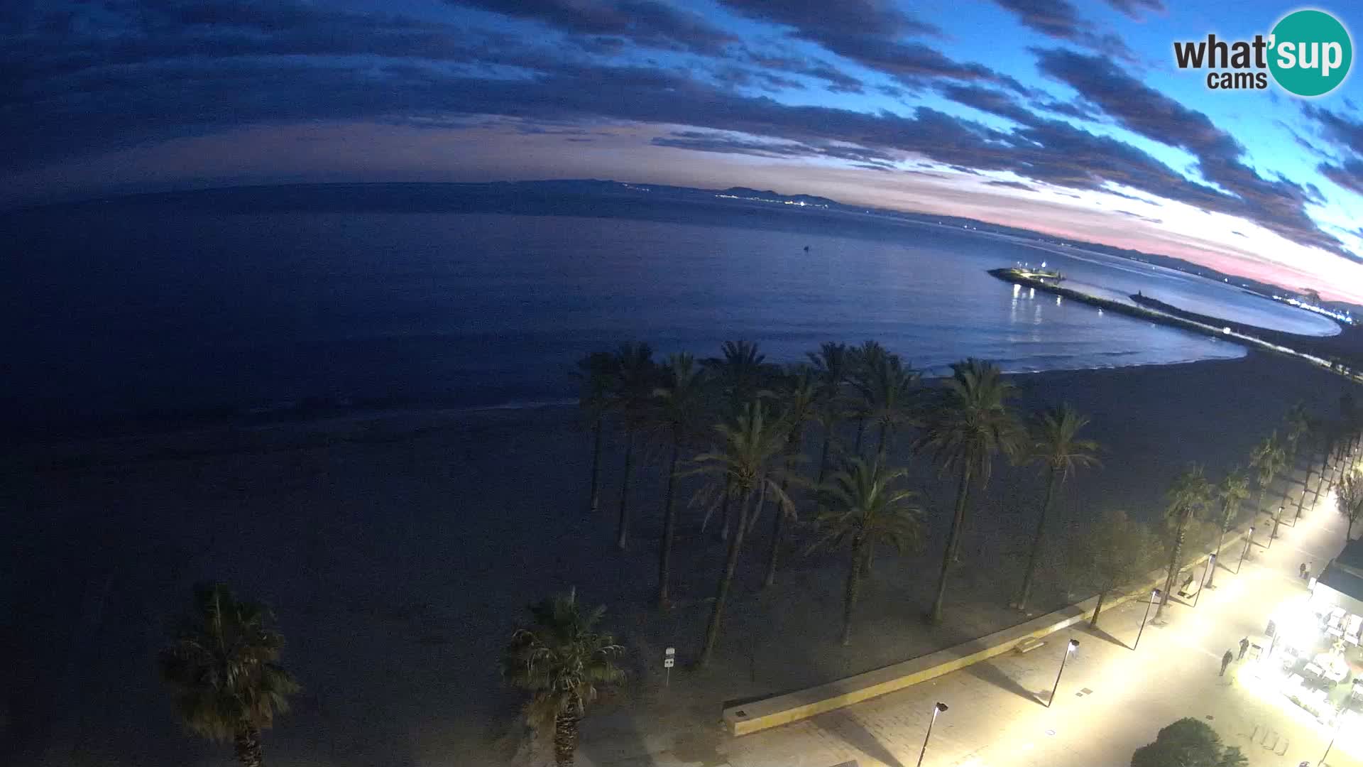 LIVEcam Roses plage – Hotel Montecarlo