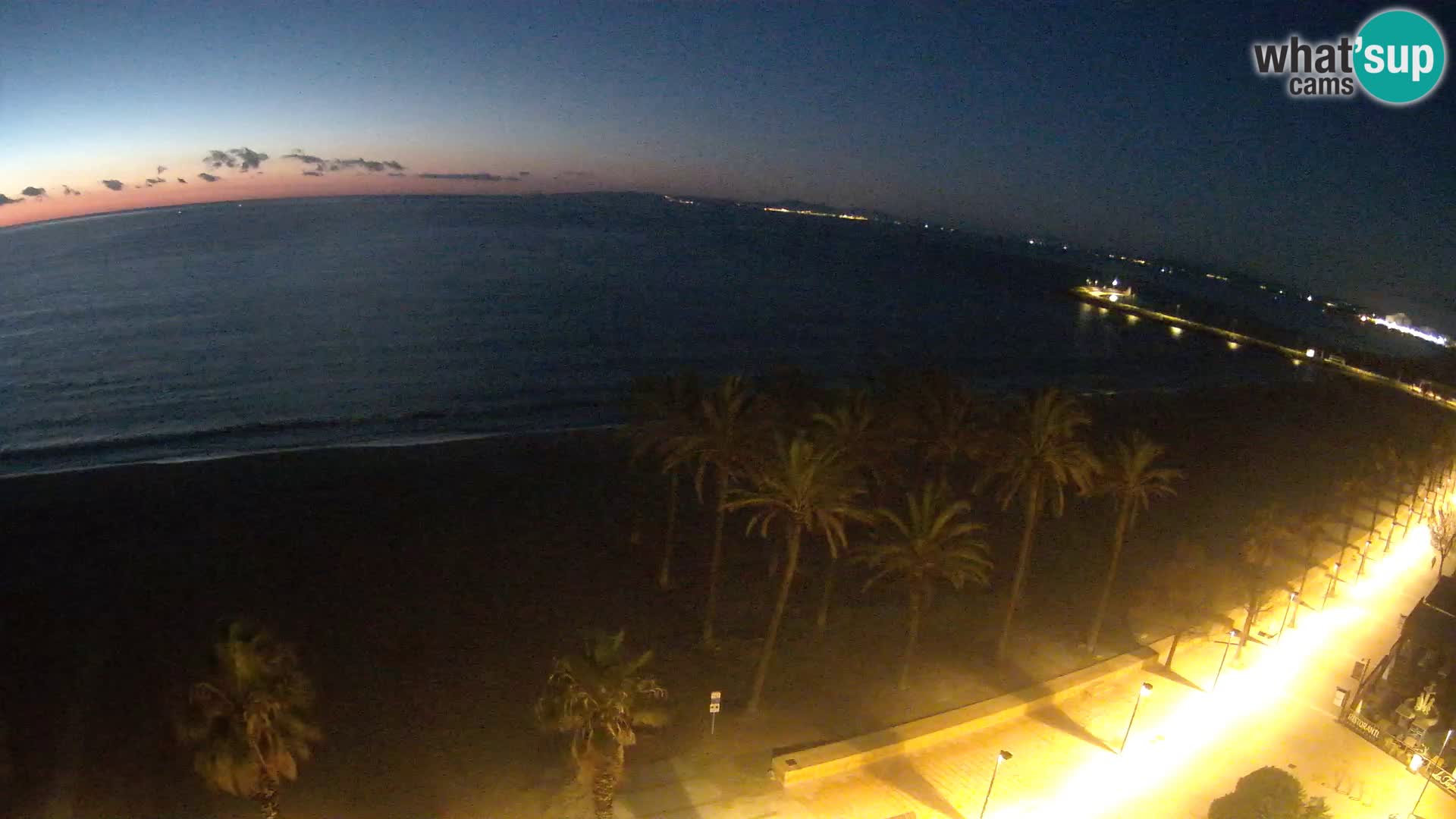 LIVEcam Roses plage – Hotel Montecarlo