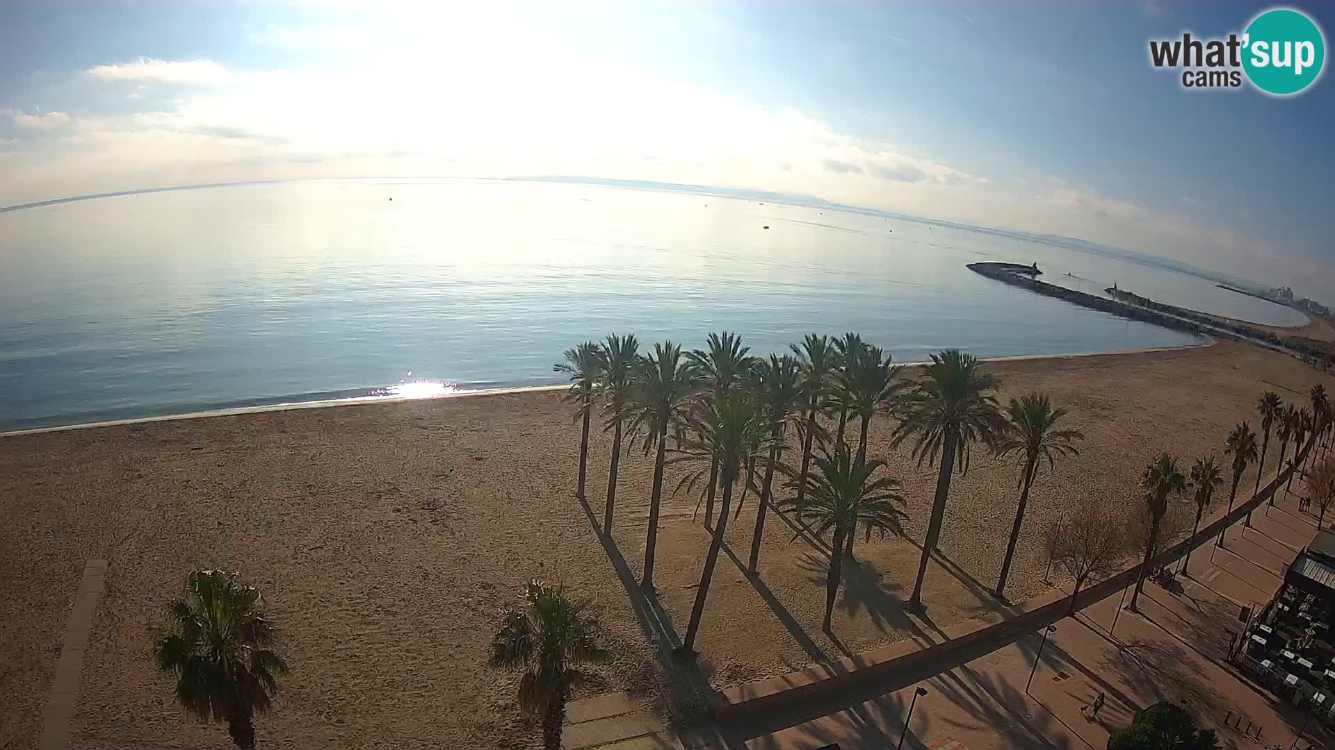 LIVEcam Roses plage – Hotel Montecarlo