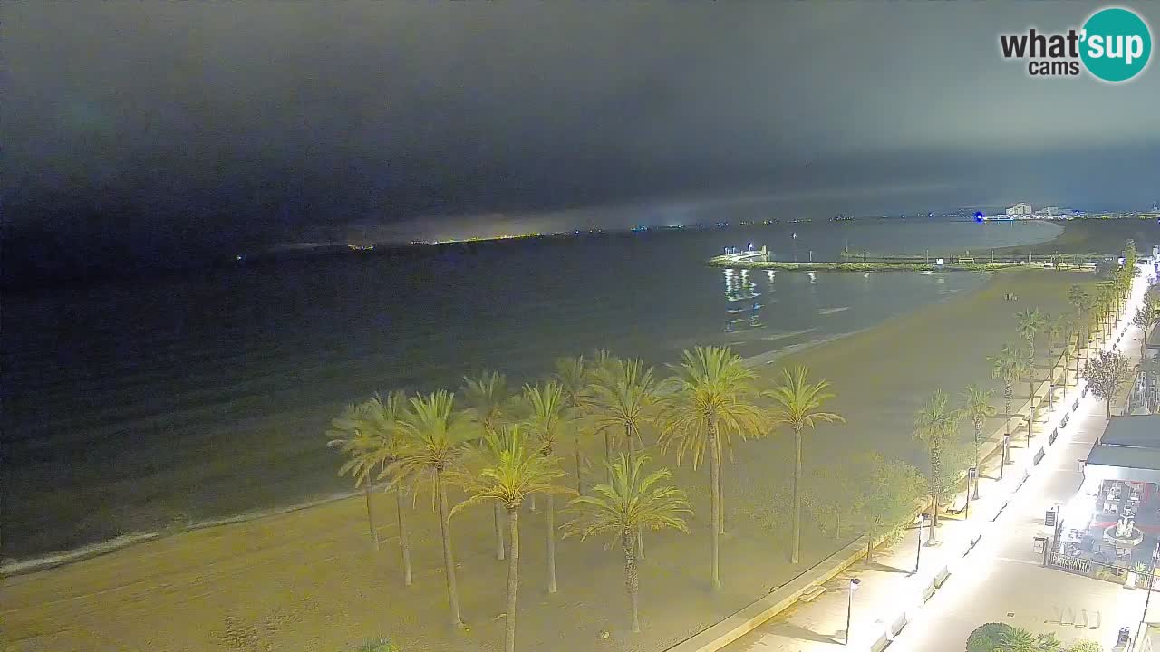 LIVEcam Roses plage – Hotel Montecarlo