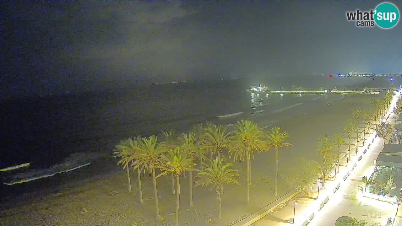 LIVEcam Roses plage – Hotel Montecarlo