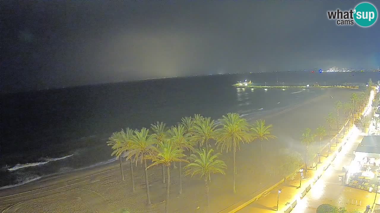 LIVEcam Roses plage – Hotel Montecarlo