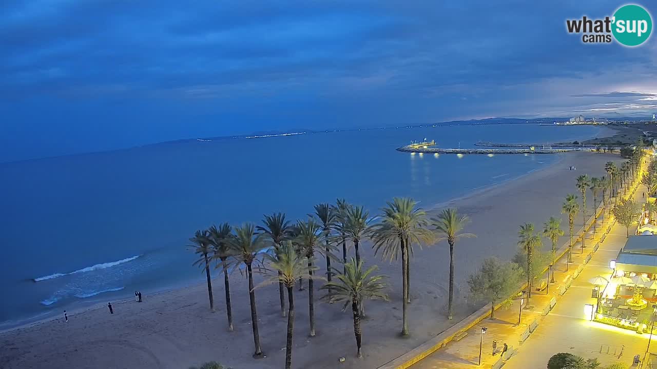 LIVEcam Roses plage – Hotel Montecarlo