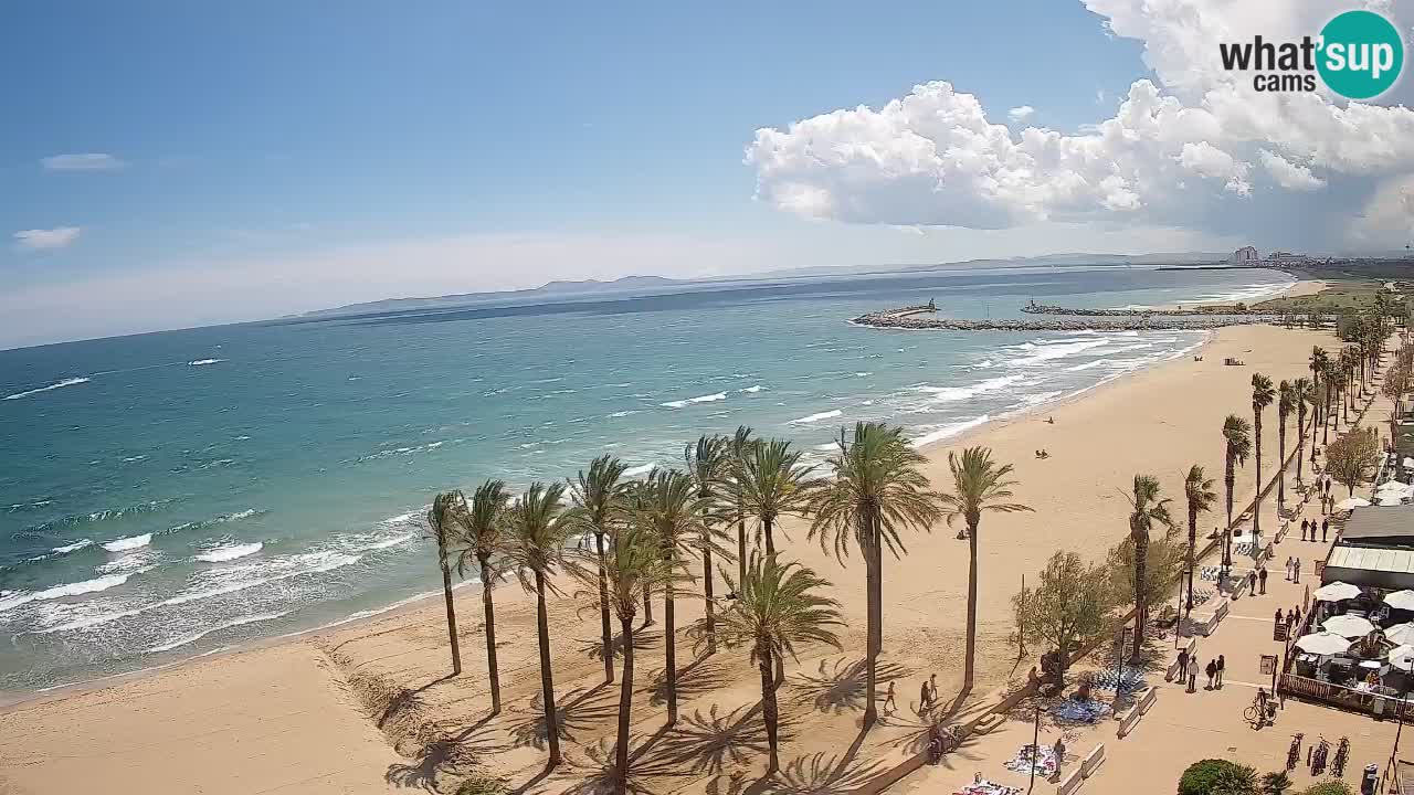 LIVEcam Roses plage – Hotel Montecarlo
