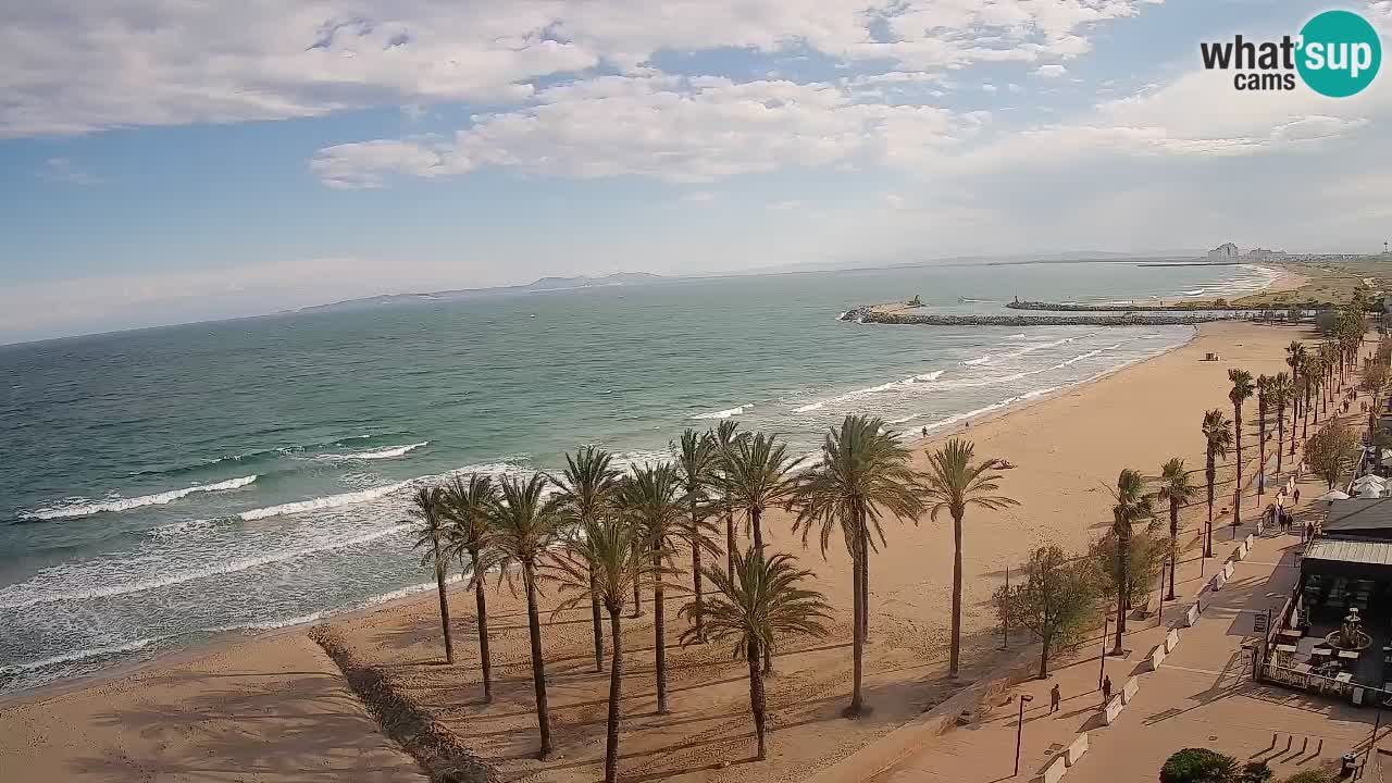 LIVEcam Roses plage – Hotel Montecarlo