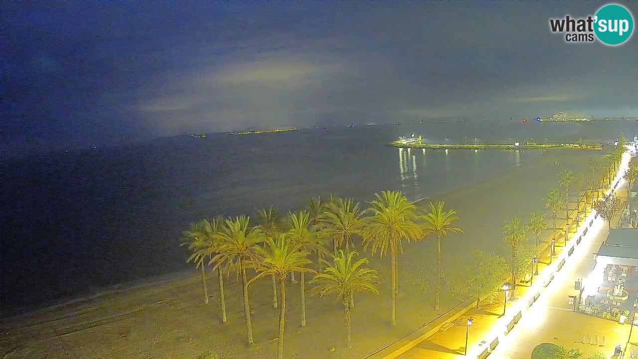 LIVEcam Roses plage – Hotel Montecarlo