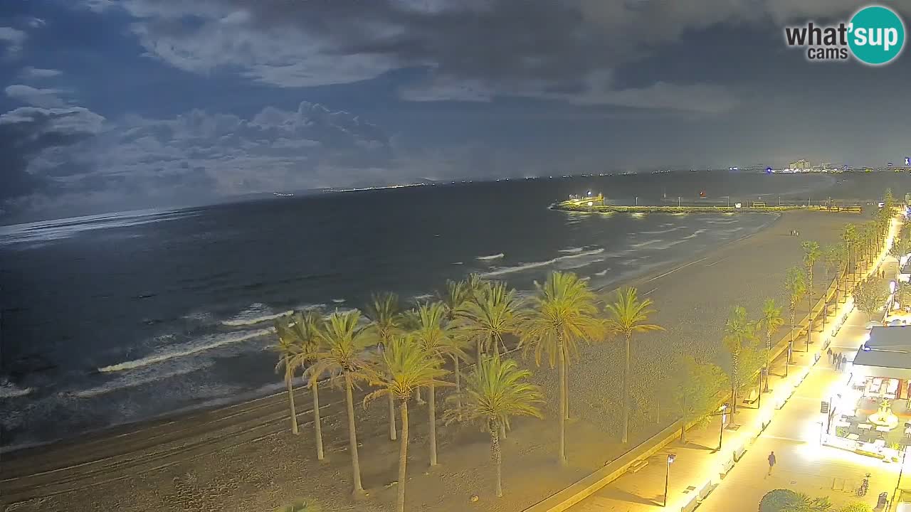 LIVEcam Roses plage – Hotel Montecarlo