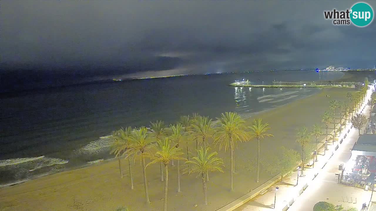LIVEcam Roses plage – Hotel Montecarlo