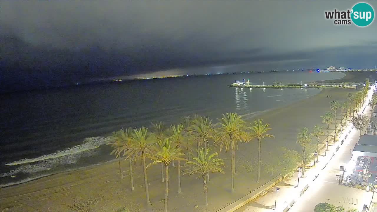 LIVEcam Roses plage – Hotel Montecarlo