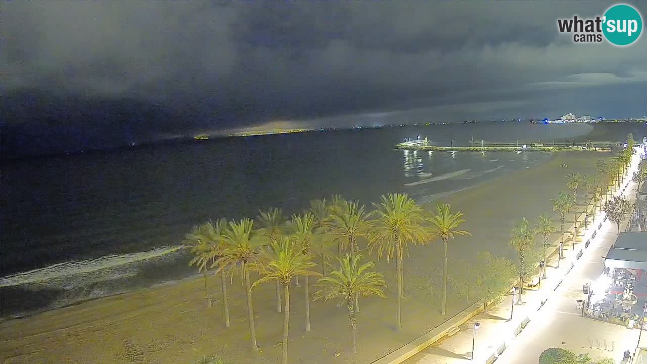 LIVEcam Roses plage – Hotel Montecarlo