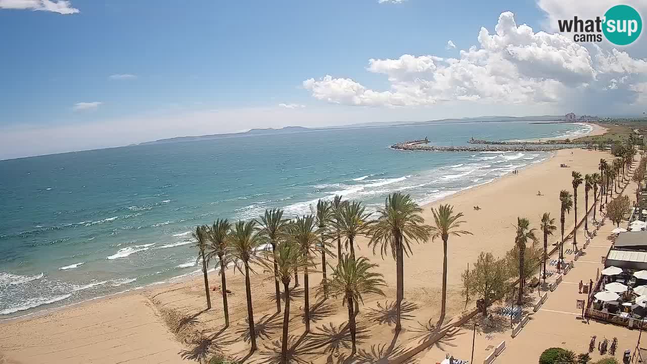 LIVEcam Roses plage – Hotel Montecarlo