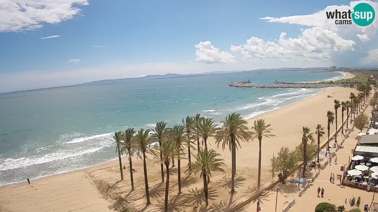 LIVEcam Roses plage – Hotel Montecarlo