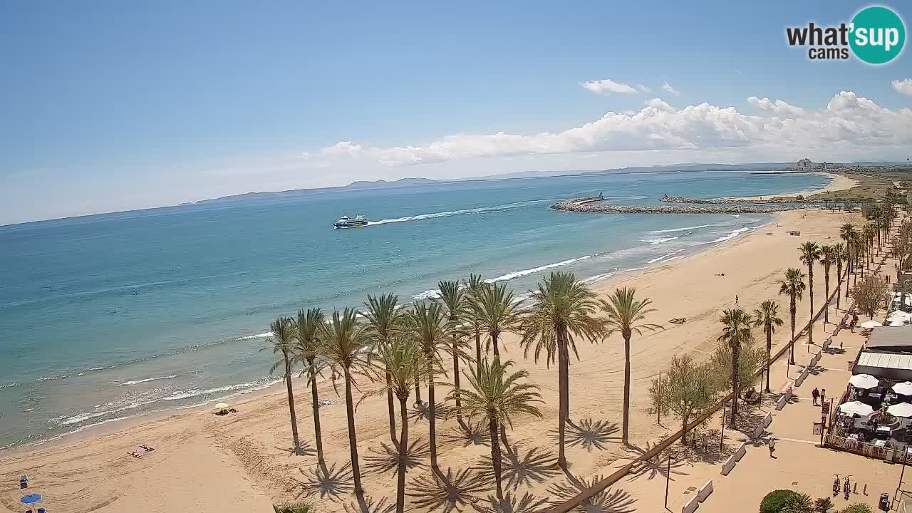 LIVEcam Roses plage – Hotel Montecarlo