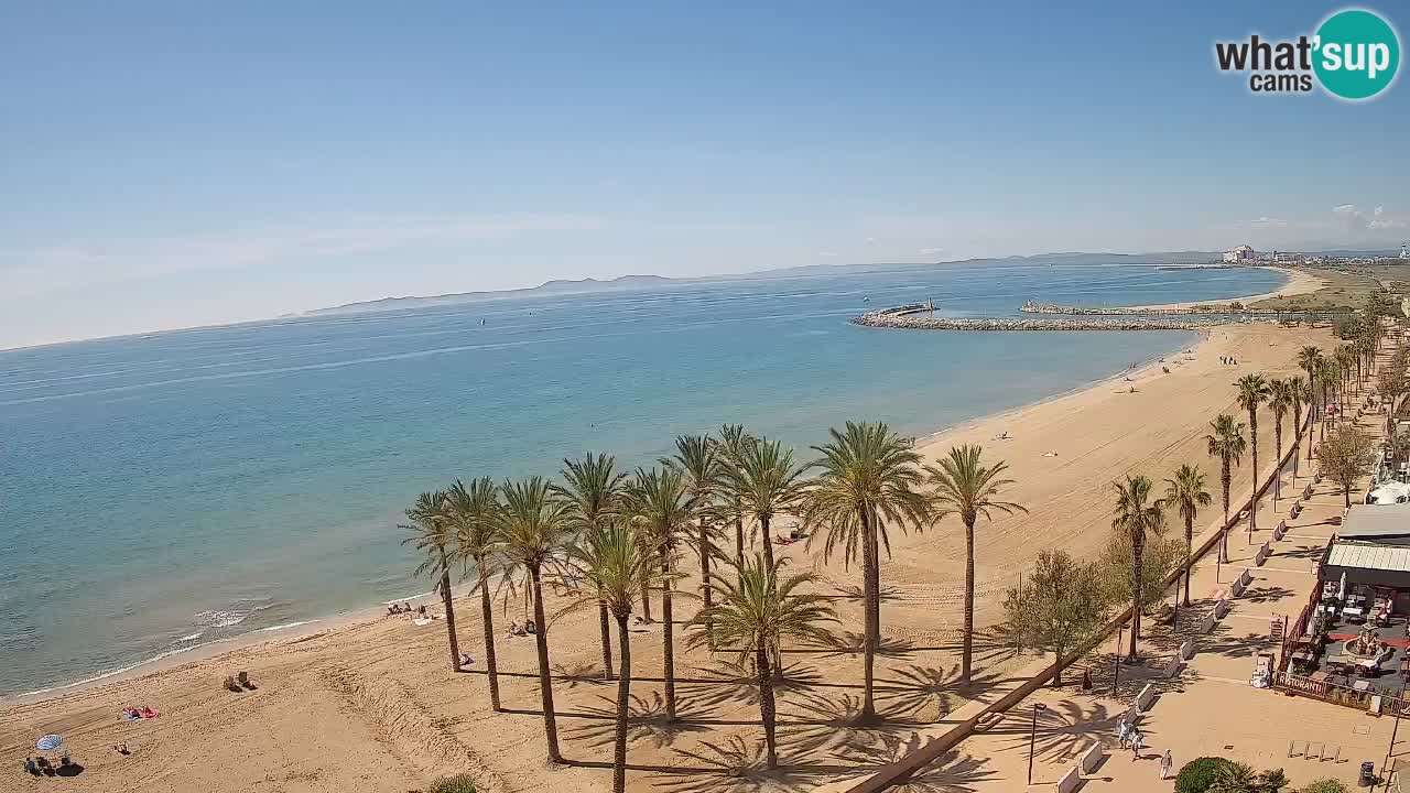 LIVEcam Roses plage – Hotel Montecarlo