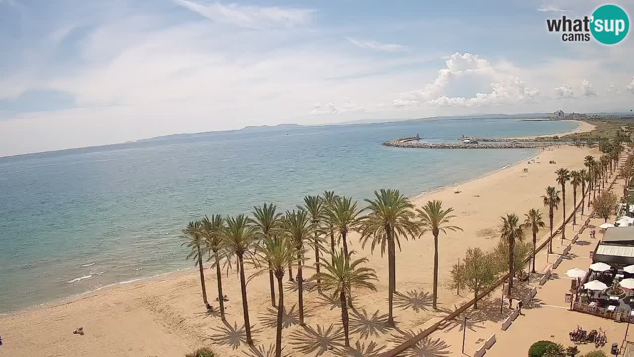 LIVEcam Roses plage – Hotel Montecarlo