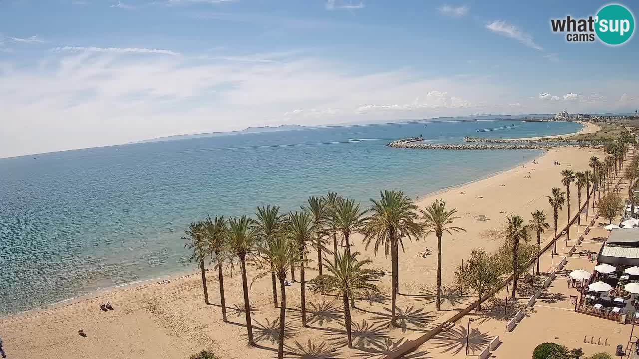 LIVEcam Roses plage – Hotel Montecarlo