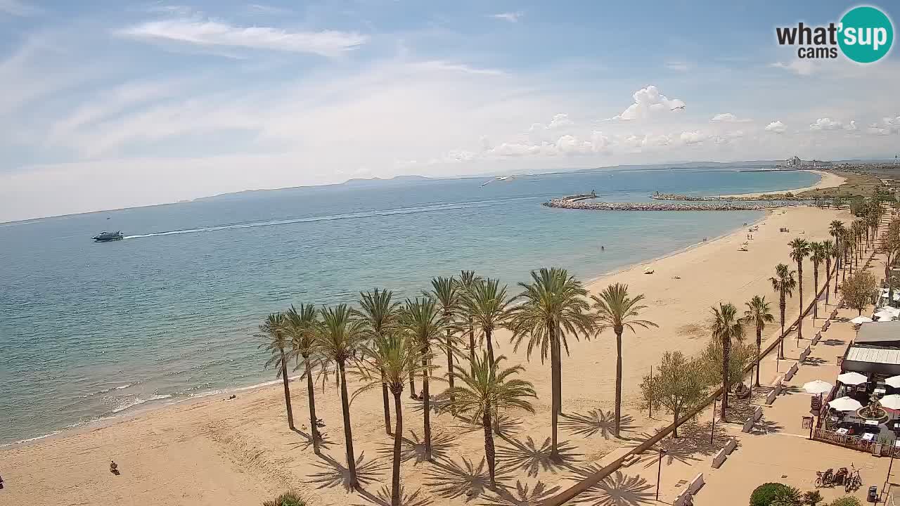 LIVEcam Roses plage – Hotel Montecarlo