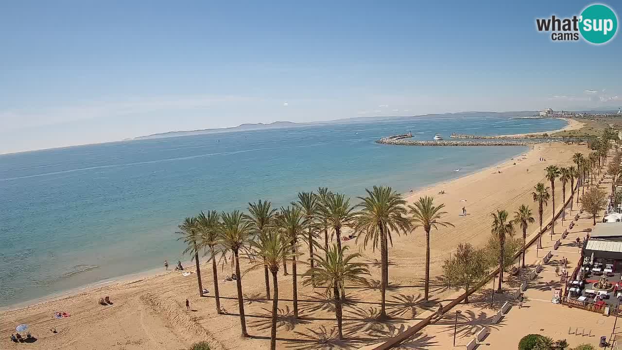 LIVEcam Roses plage – Hotel Montecarlo