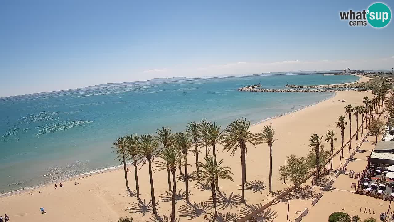 LIVEcam Roses plage – Hotel Montecarlo