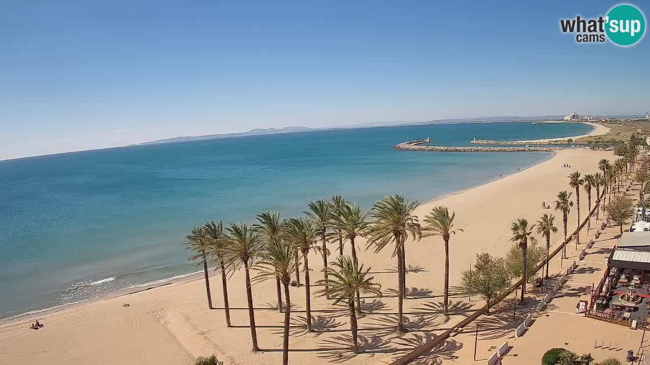 LIVEcam Roses plage – Hotel Montecarlo