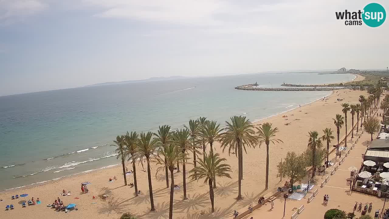 LIVEcam Roses plage – Hotel Montecarlo