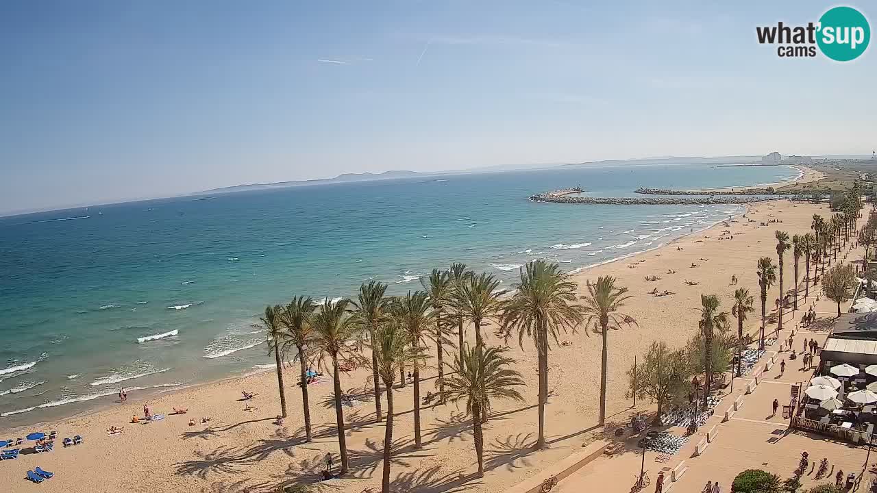 LIVEcam Roses plage – Hotel Montecarlo