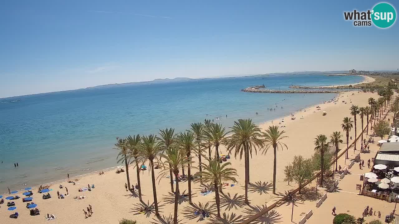 LIVEcam Roses plage – Hotel Montecarlo