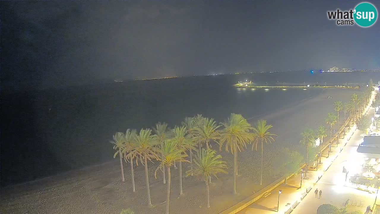 LIVEcam Roses plage – Hotel Montecarlo
