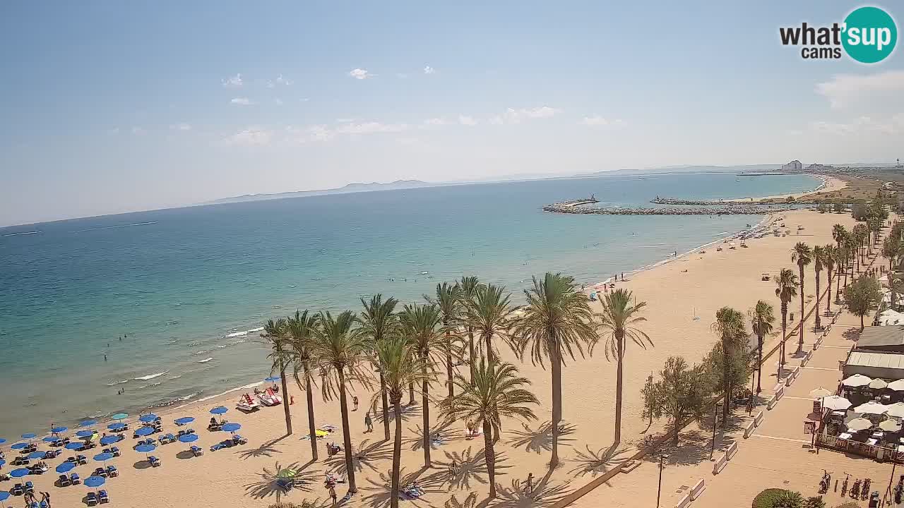 LIVEcam Roses plage – Hotel Montecarlo