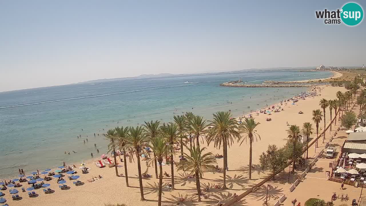 LIVEcam Roses plage – Hotel Montecarlo