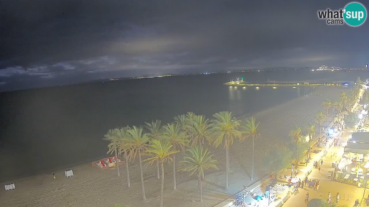 LIVEcam Roses plage – Hotel Montecarlo
