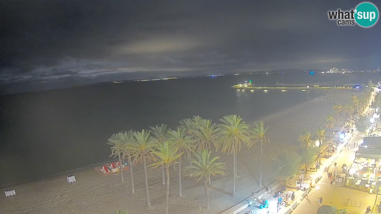LIVEcam Roses plage – Hotel Montecarlo