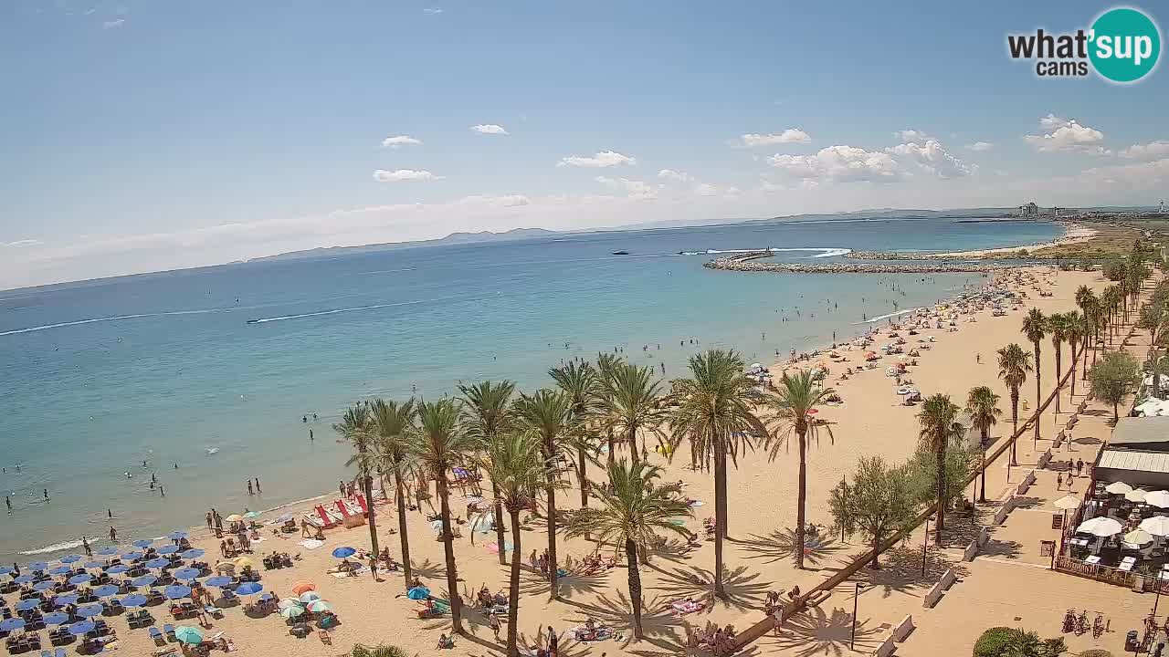LIVEcam Roses plage – Hotel Montecarlo