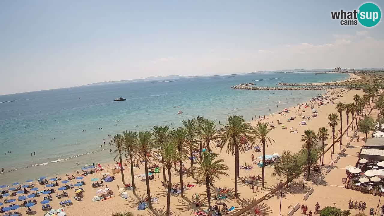 LIVEcam Roses plage – Hotel Montecarlo