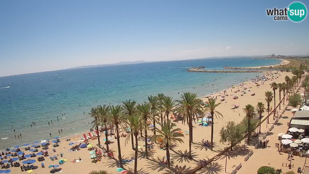 LIVEcam Roses plage – Hotel Montecarlo