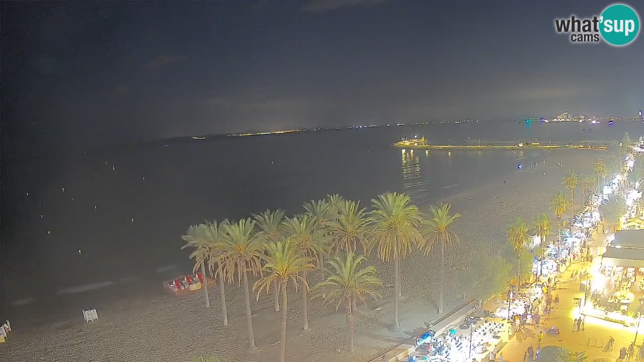 LIVEcam Roses plage – Hotel Montecarlo