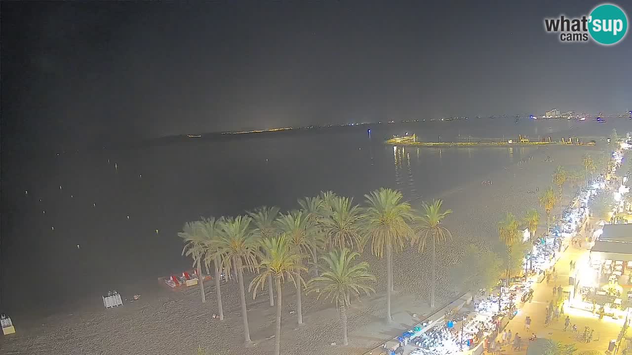 LIVEcam Roses plage – Hotel Montecarlo