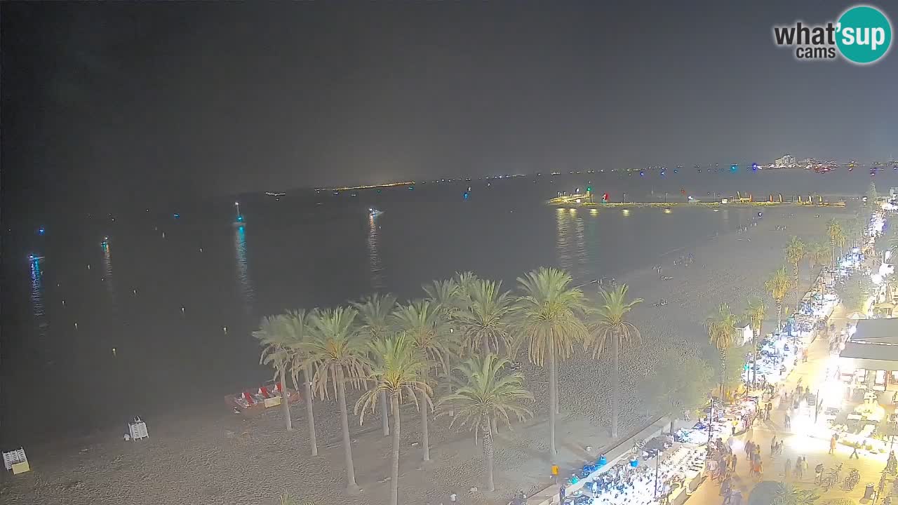 LIVEcam Roses plage – Hotel Montecarlo