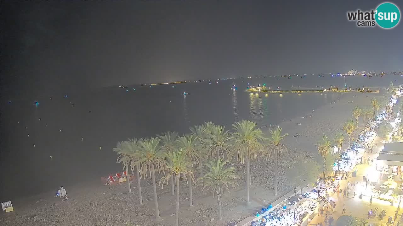 LIVEcam Roses plage – Hotel Montecarlo