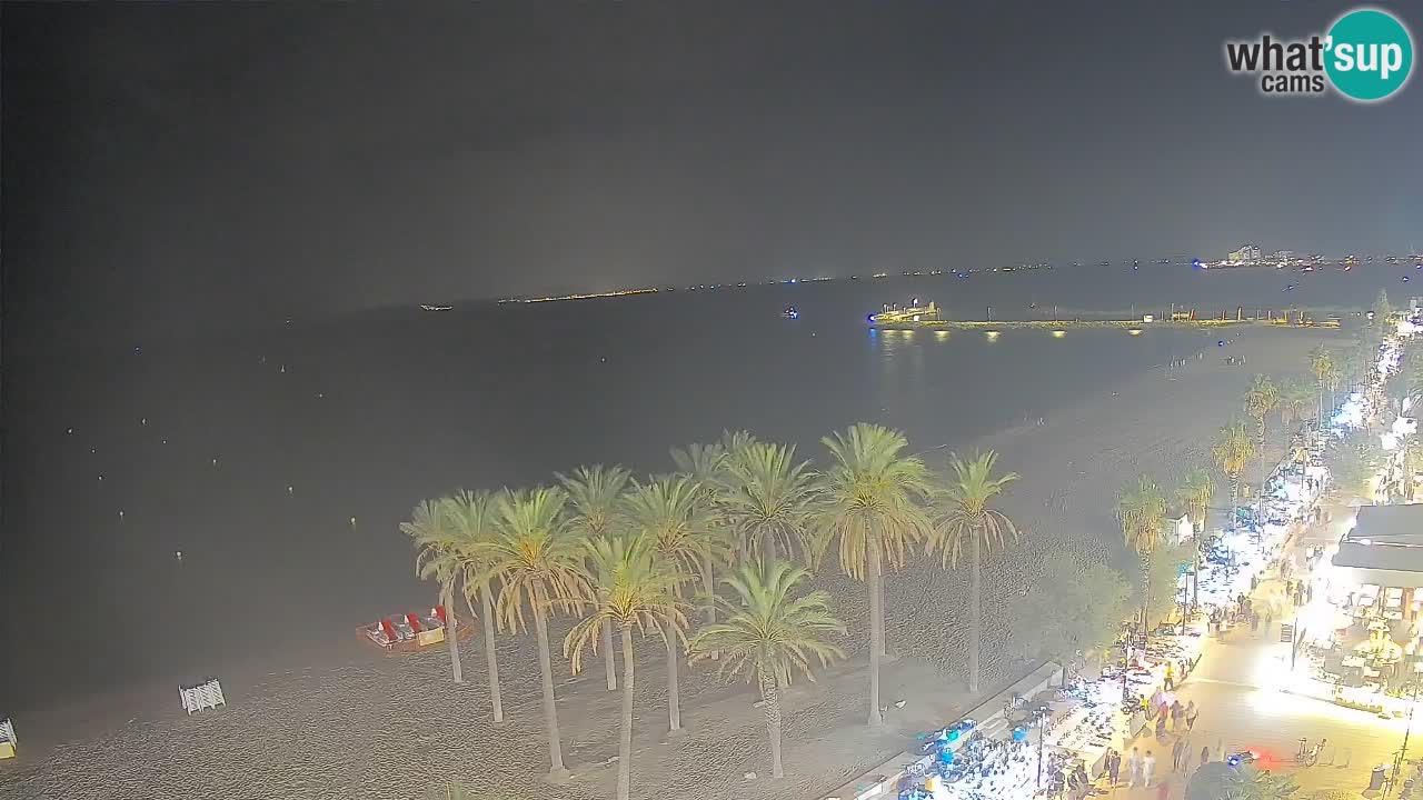 LIVEcam Roses plage – Hotel Montecarlo