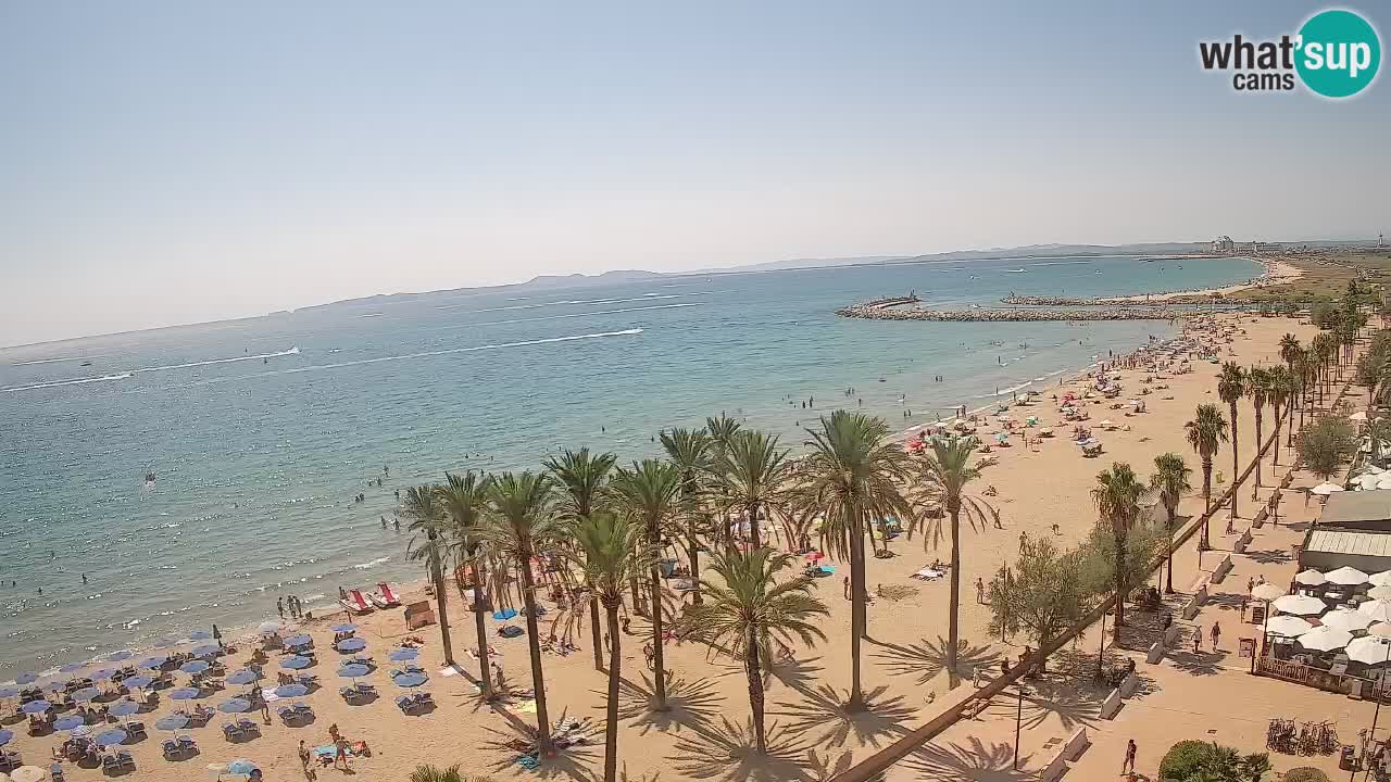 Kamera v Živo Roses plaža – pogled s hotela Montecarlo
