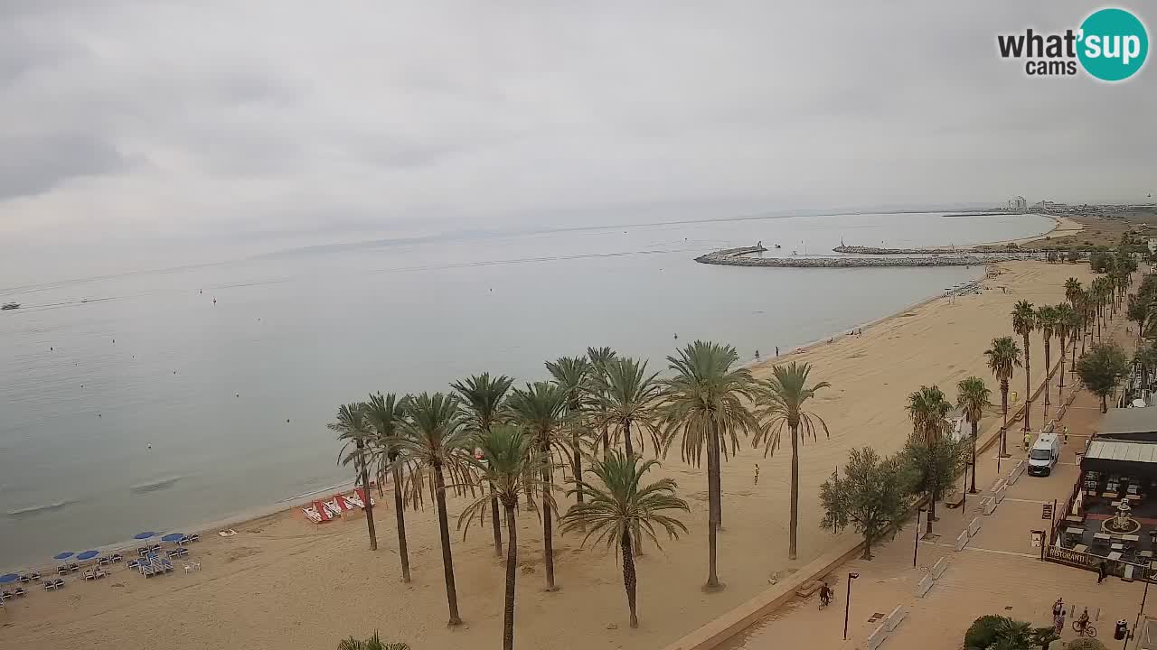Kamera v Živo Roses plaža – pogled s hotela Montecarlo