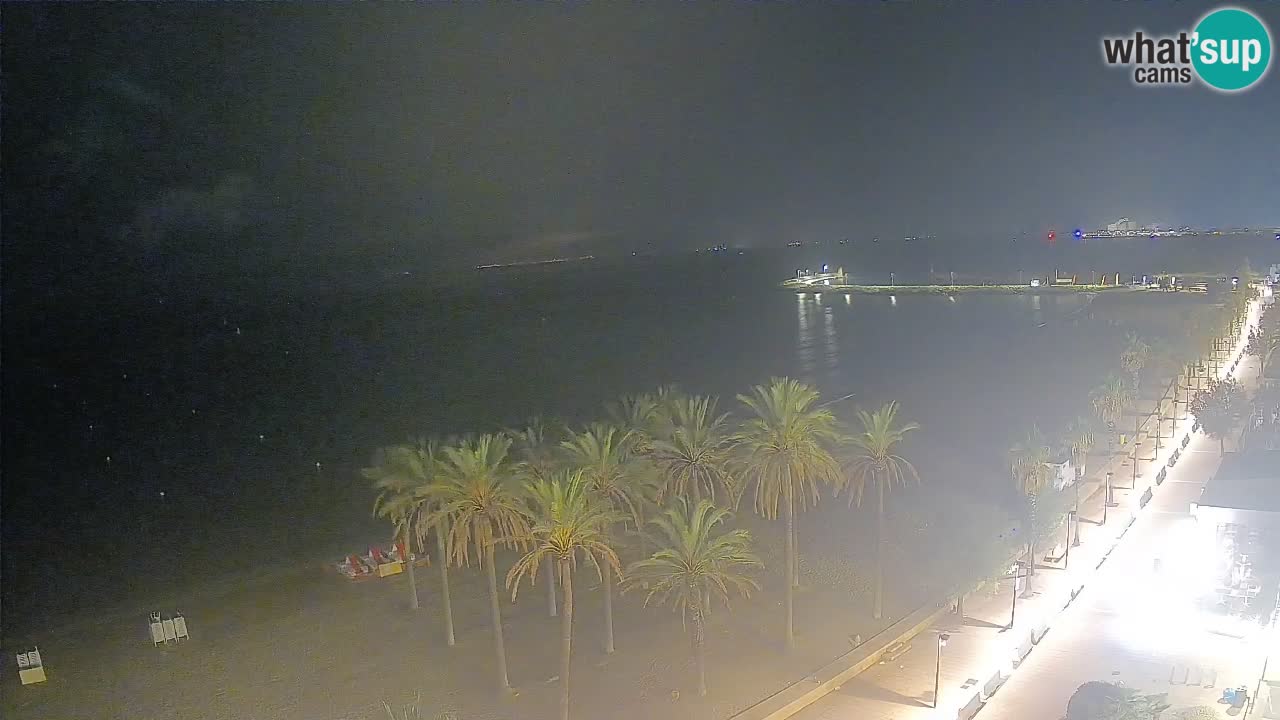 LIVEcam Roses plage – Hotel Montecarlo