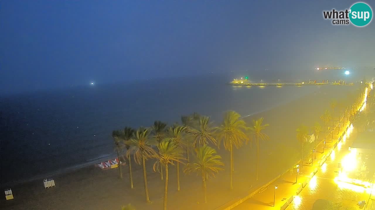 LIVEcam Roses plage – Hotel Montecarlo