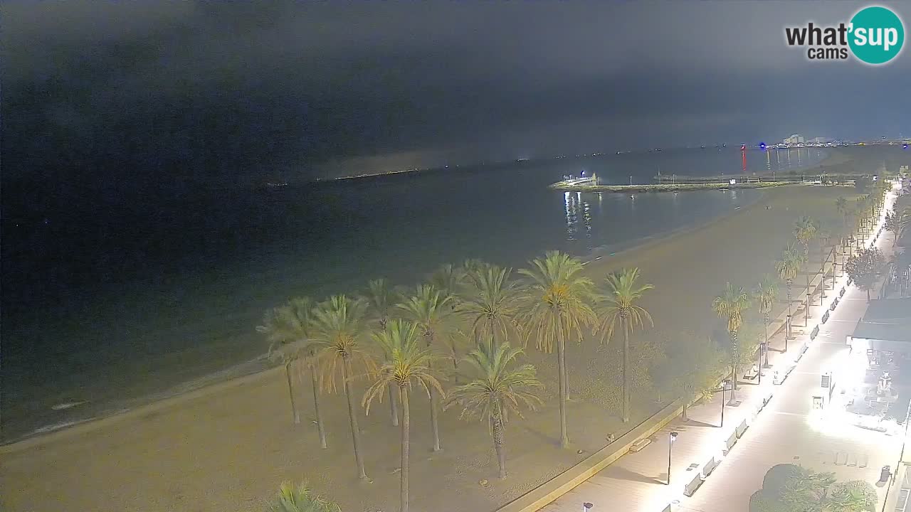 LIVEcam Roses plage – Hotel Montecarlo