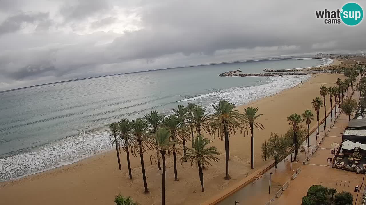 Kamera v Živo Roses plaža – pogled s hotela Montecarlo