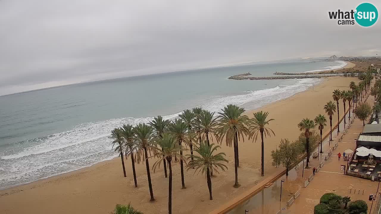 Kamera v Živo Roses plaža – pogled s hotela Montecarlo