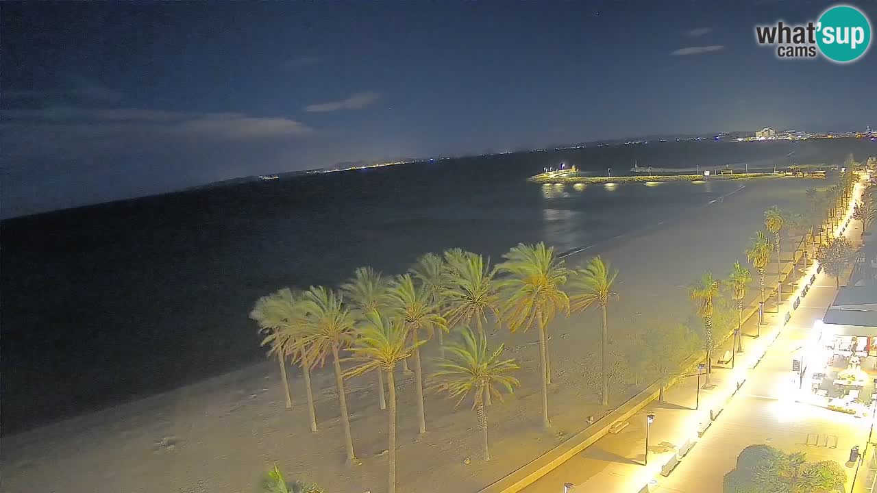 LIVEcam Roses plage – Hotel Montecarlo