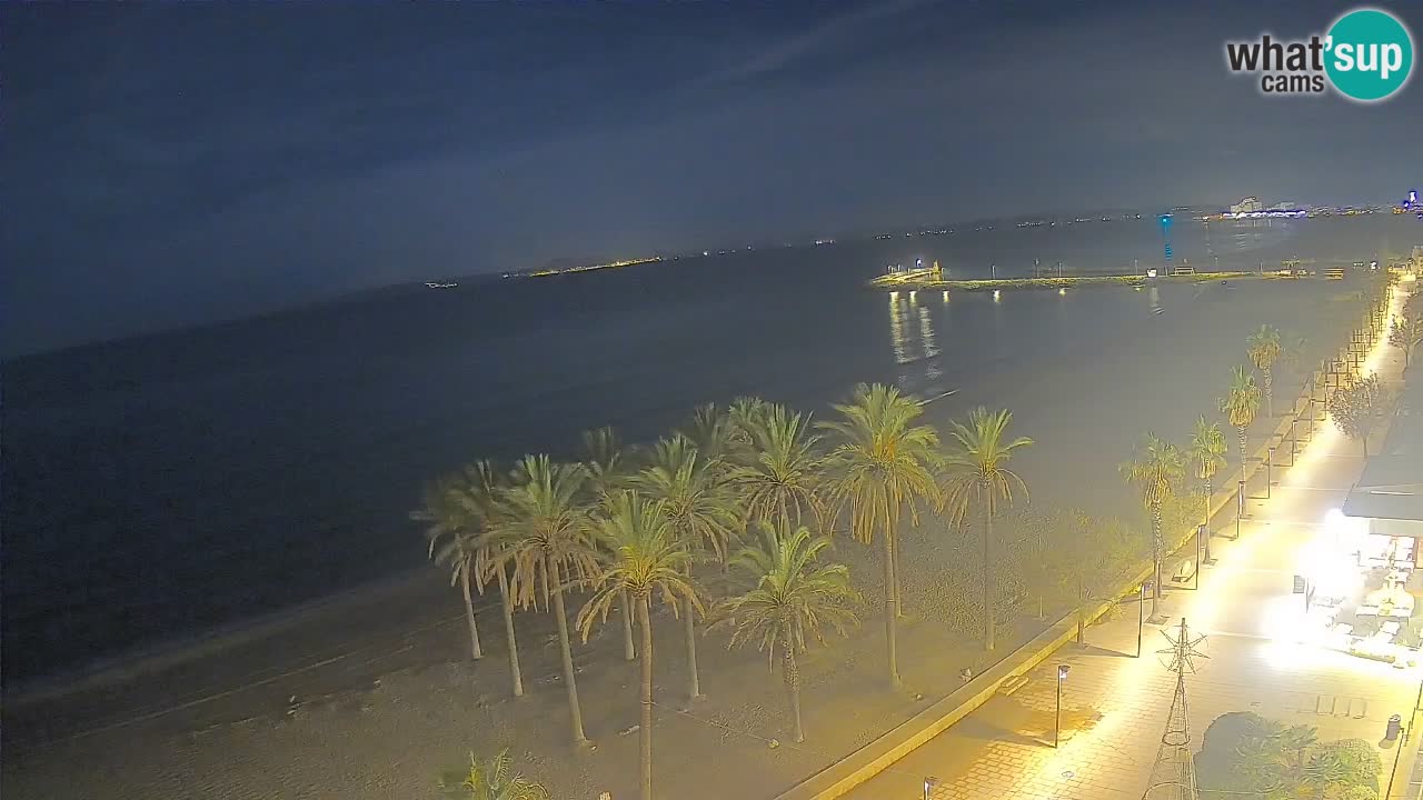 LIVEcam Roses plage – Hotel Montecarlo