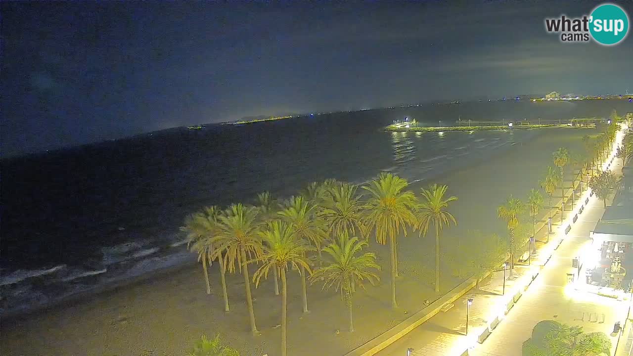 LIVEcam Roses plage – Hotel Montecarlo